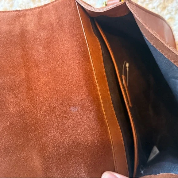 Madewell Brown Leather Crossbody Bag. Used once - Picture 6 of 6